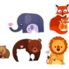 queb cabeça animais e filhotes