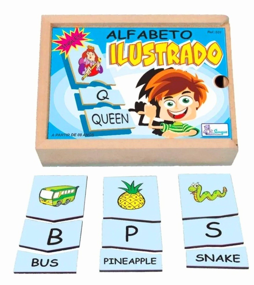 Alfabeto Ilustrado Inglês