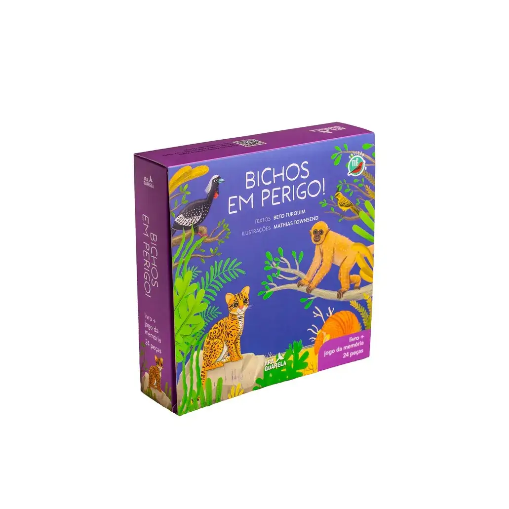 Bichos em Perigo (livro e jogo da memória)